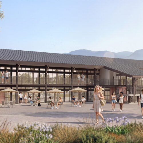 Student Hub 3D Rendering