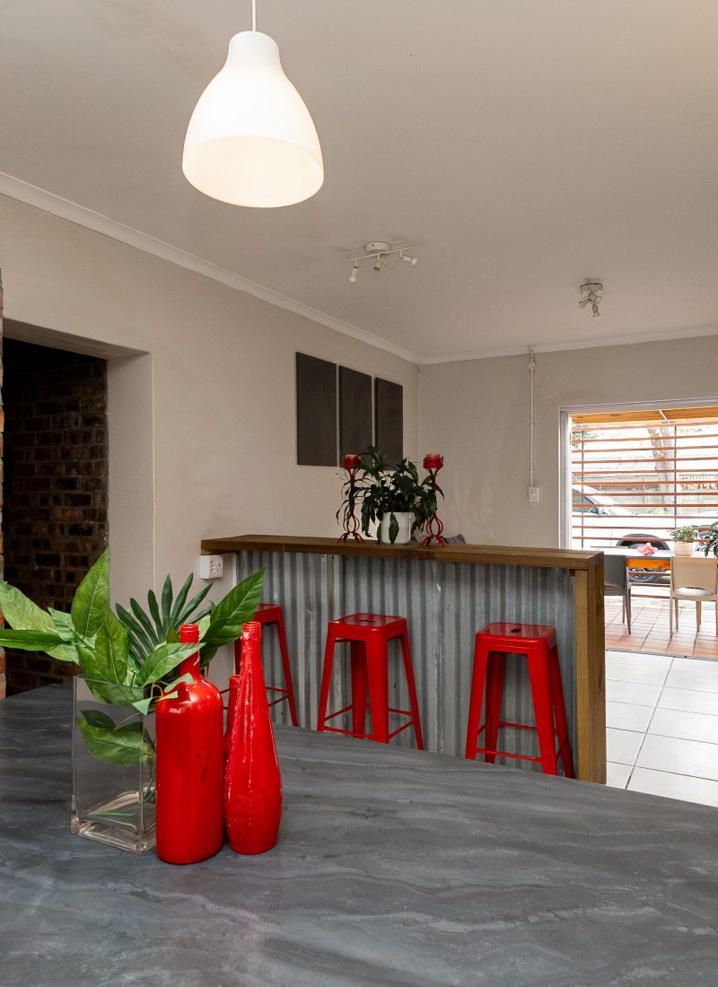 Kitchen Island Patio View